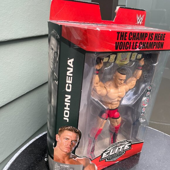 John Cena WWE Elite Champ is Here Debut Spinner Belt Word Life US Belt Canadian - Picture 2 of 6